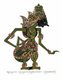 Indonesia: Figure of Suyudana, wayang kulit ('shadow puppet') character from the ancient Hindu epic, Mahabharata