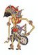 Indonesia: Figure of Dasarata, wayang kulit ('shadow puppet') character from the ancient Hindu epic, Ramayana