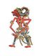 Indonesia: Figure of Anggada, wayang kulit ('shadow puppet') character from the ancient Hindu epic, Ramayana