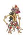 Indonesia: Figure of Bukbis, wayang kulit ('shadow puppet') character from the ancient Hindu epic, Ramayana