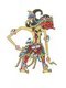 Indonesia: Figure of Indrajid, wayang kulit ('shadow puppet') character from the ancient Hindu epic, Ramayana